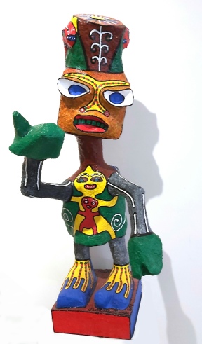 Baptista-Antunes - NinSun (sculpture bois)